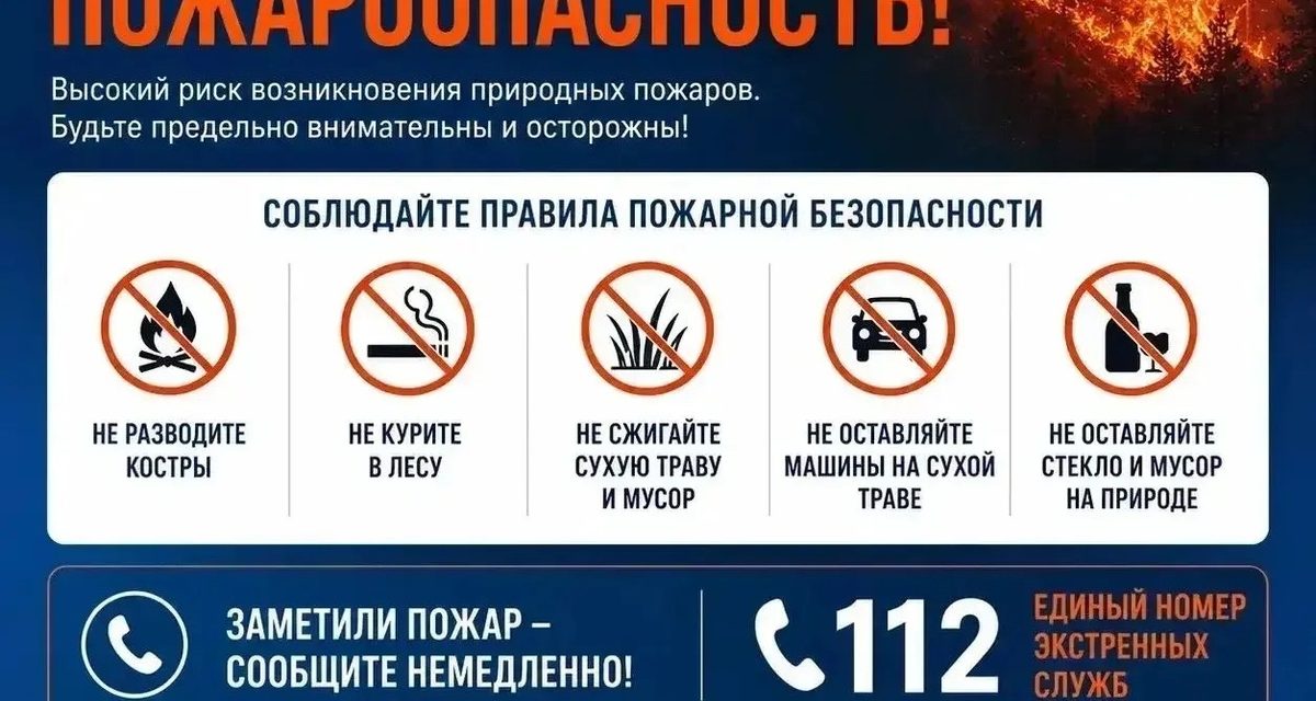 Чрезвычайная пожароопасность ожидается в Волгоградской области до 29 августа