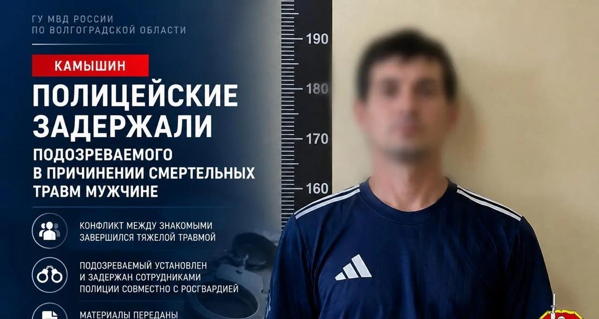 После конфликта со знакомым житель Камышина умер в больнице, подозреваемого задержали