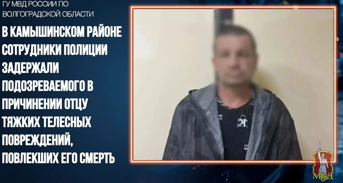 В Камышинском районе сына подозревают в избиении 84-летнего отца, который умер в больнице