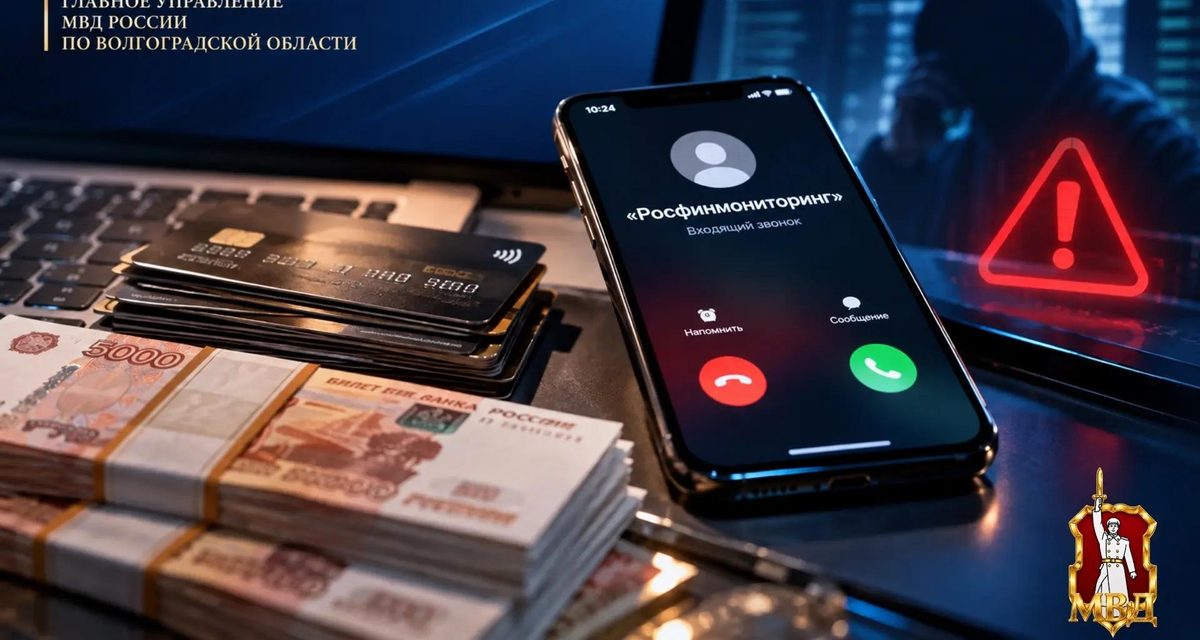 Волгоградец перевёл мошенникам более 2,6 млн рублей на «безопасный счёт»